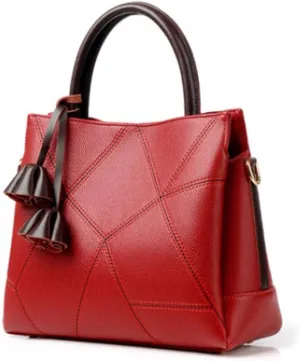 Women's Handbags Ladies Handbag, Mom Handbag, Messenger Bag, New Bag, Middle-Aged Female Bag, Fashion Shoulder Bag, Large-Capacity Mother-in-Law Bag(Rojo)