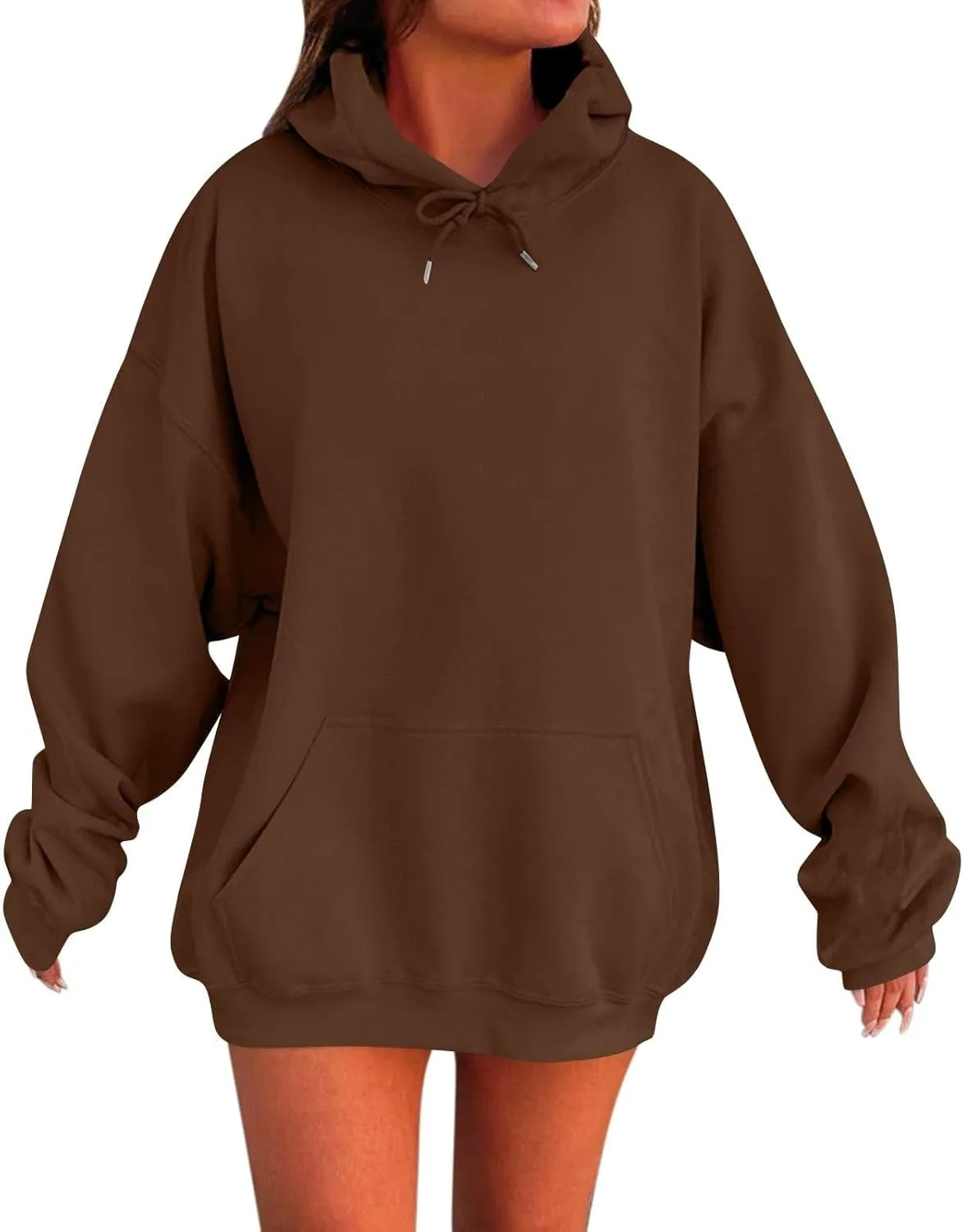 Women's Oversized Hoodie Pullover Streetwear Hip Hop Athletic Sweatshirts Casual Comfy Loose Shirt Tops with Pockets