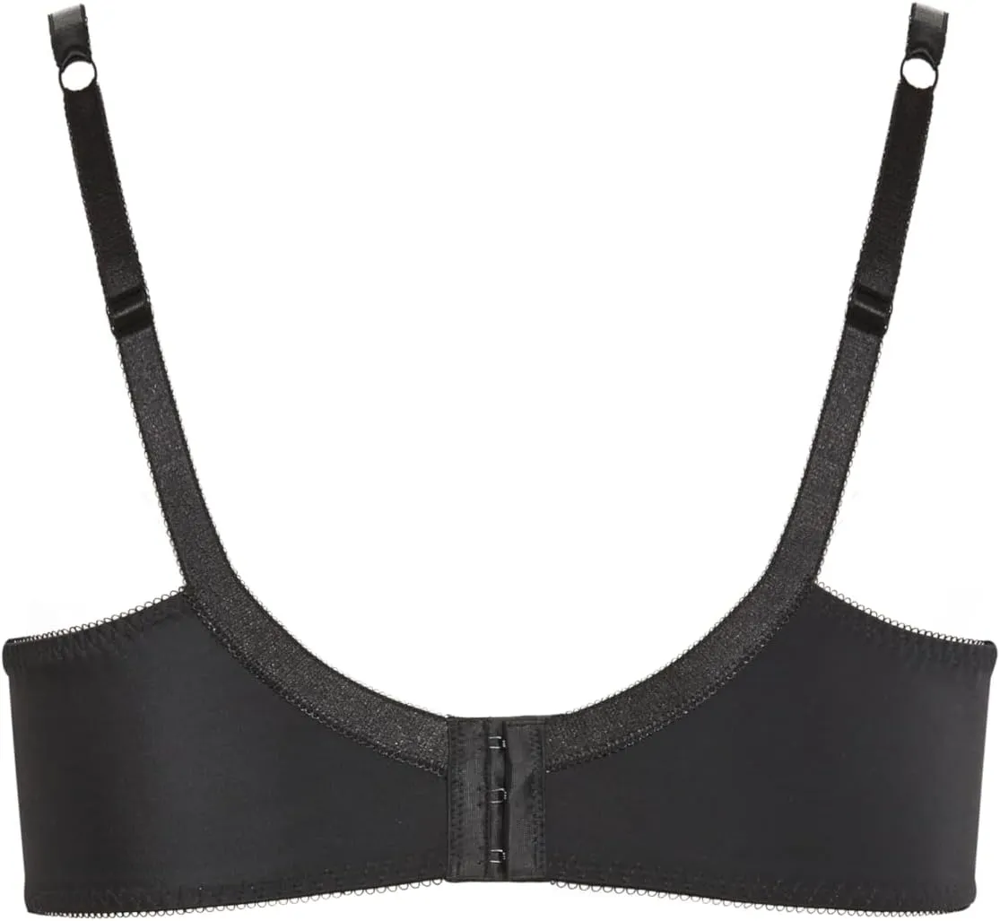 Women's Plus Size Embroidered Full Support Underwire Bra