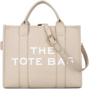Women's Shoulder Bag, Crossbody Bag, Simple Leisure Large Capacity Shandbag, Solid Color Pu Alphabet Trent Tote Bag