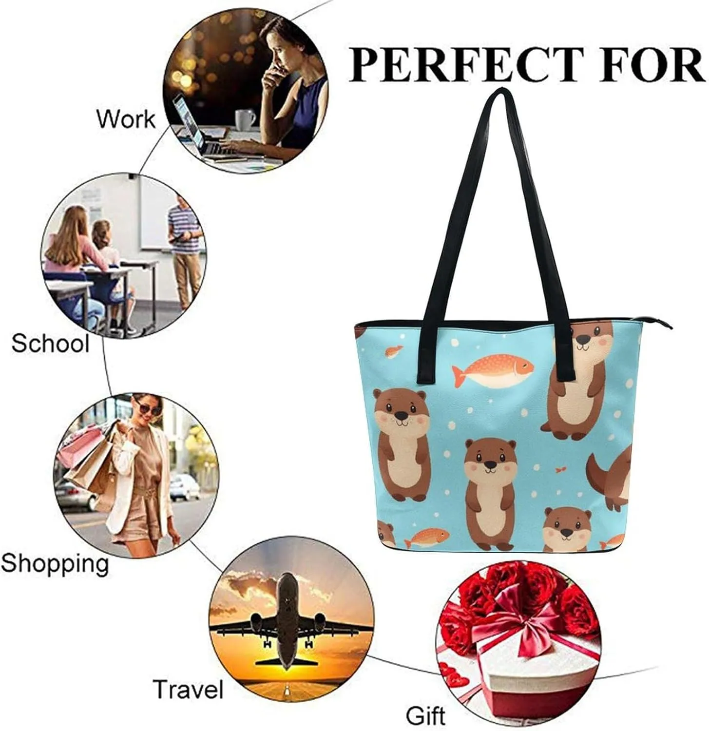 Women's Stylish Crossbody Bag PU Leather Shoulder Purse With Adjustable Strap