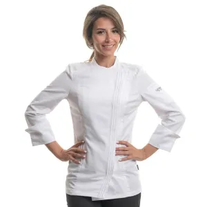 Women's Titanium White Chef's Coat - LAFONT