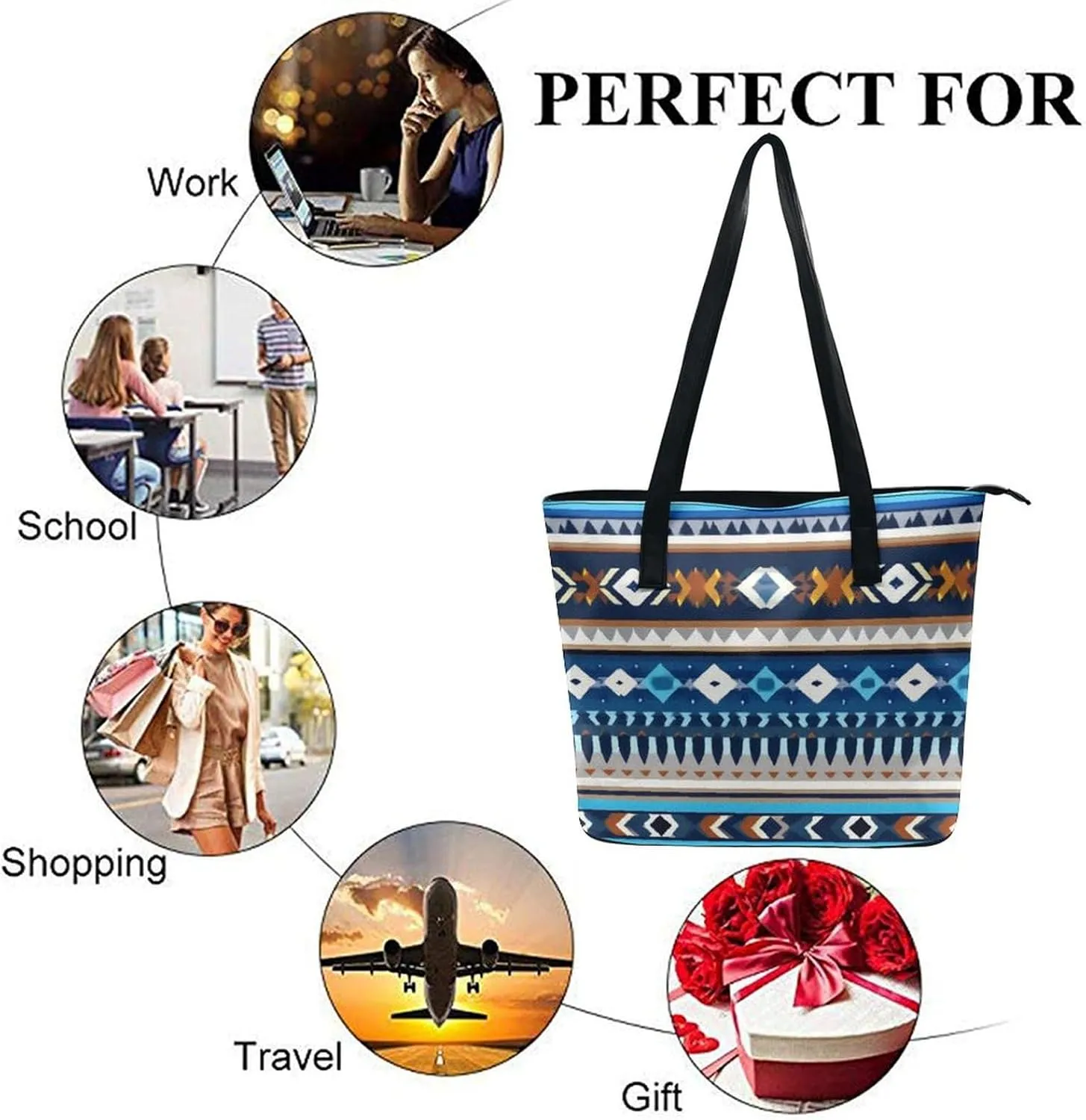 Women's Versatile Bucket Bag Soft PU Leather Trendy Shoulder Purse