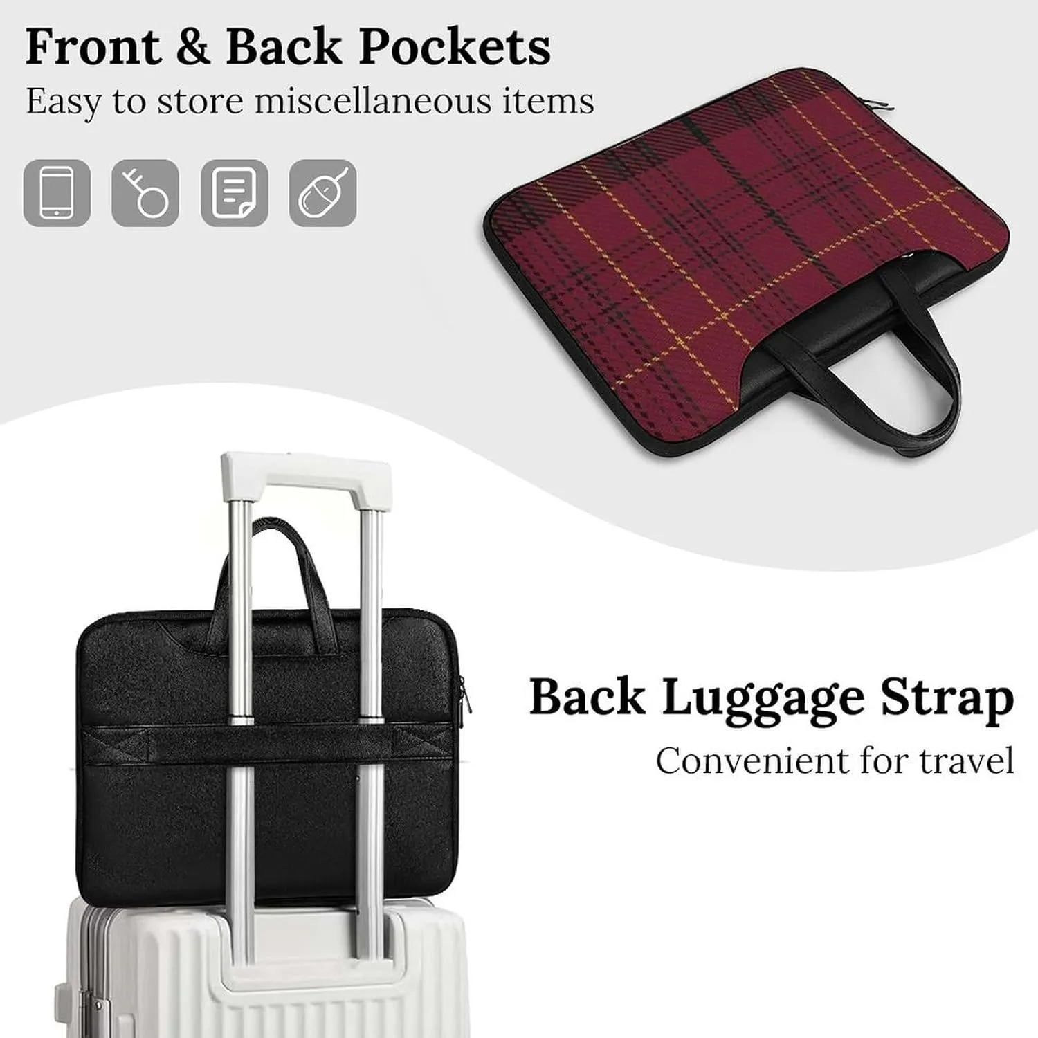 Wooden Wood Planks Handheld Single Shoulder Crossbody Laptop Bag Unisex