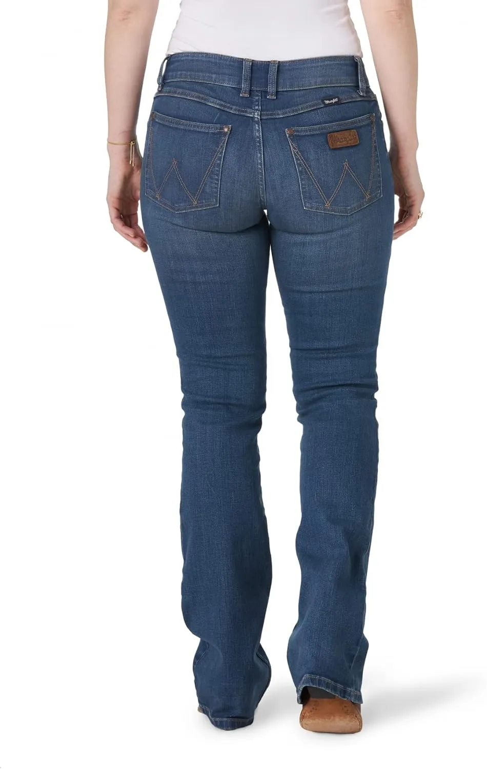 Wrangler Women's Retro Mae Rise Stretch Boot Cut Jeans