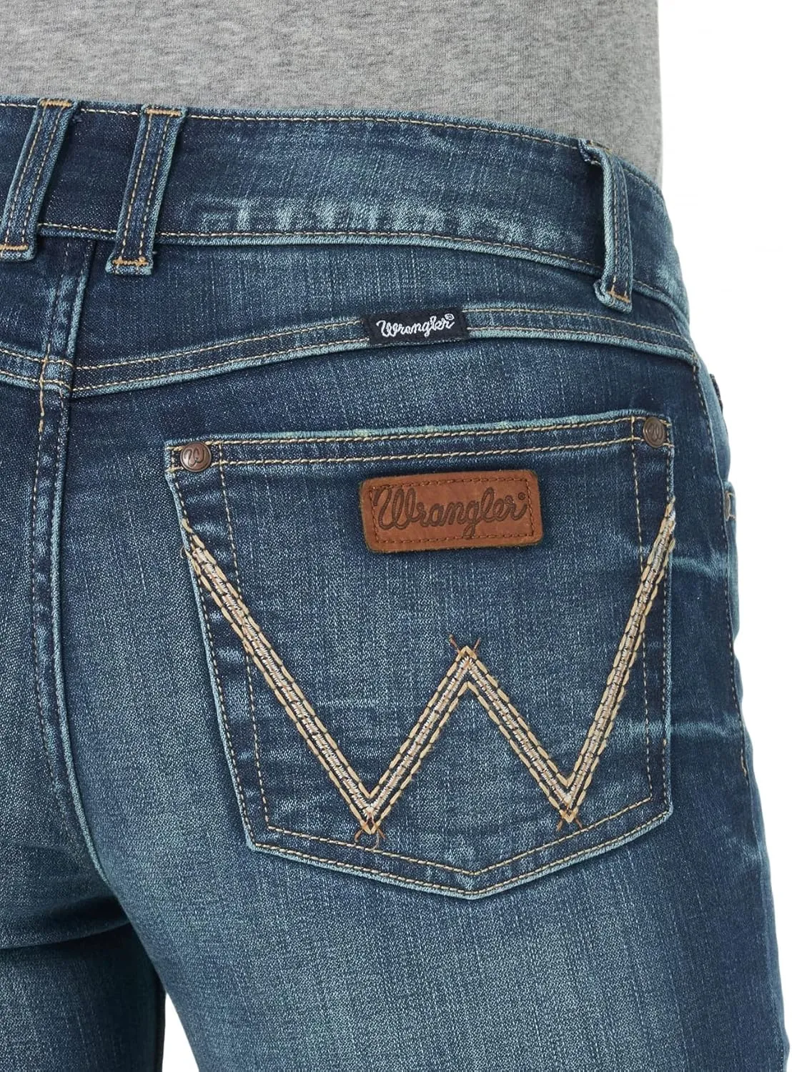 Wrangler Women's Retro Mae Rise Stretch Boot Cut Jeans