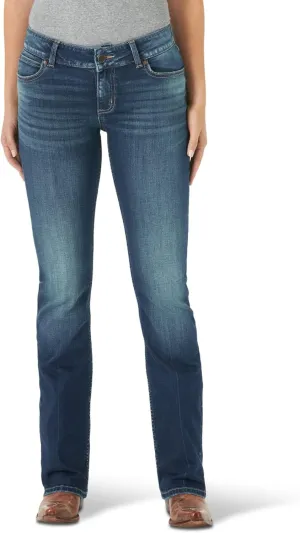 Wrangler Women's Retro Mae Rise Stretch Boot Cut Jeans