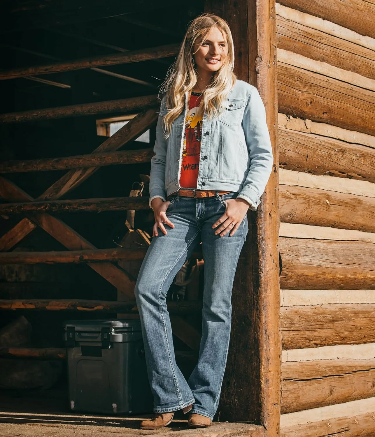 Wrangler Women's Retro Sadie Low Rise Bootcut Jeans
