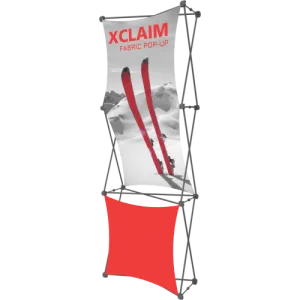Xclaim Banner Stand 2.5ft Fabric Popup Display Kit 02