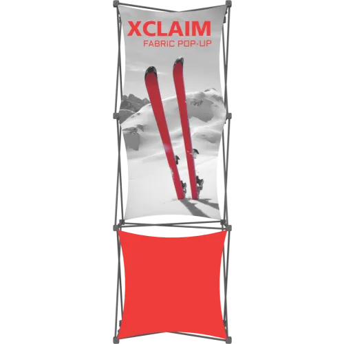 Xclaim Banner Stand 2.5ft Fabric Popup Display Kit 02