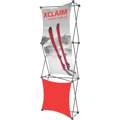 Xclaim Banner Stand 2.5ft Fabric Popup Display Kit 02