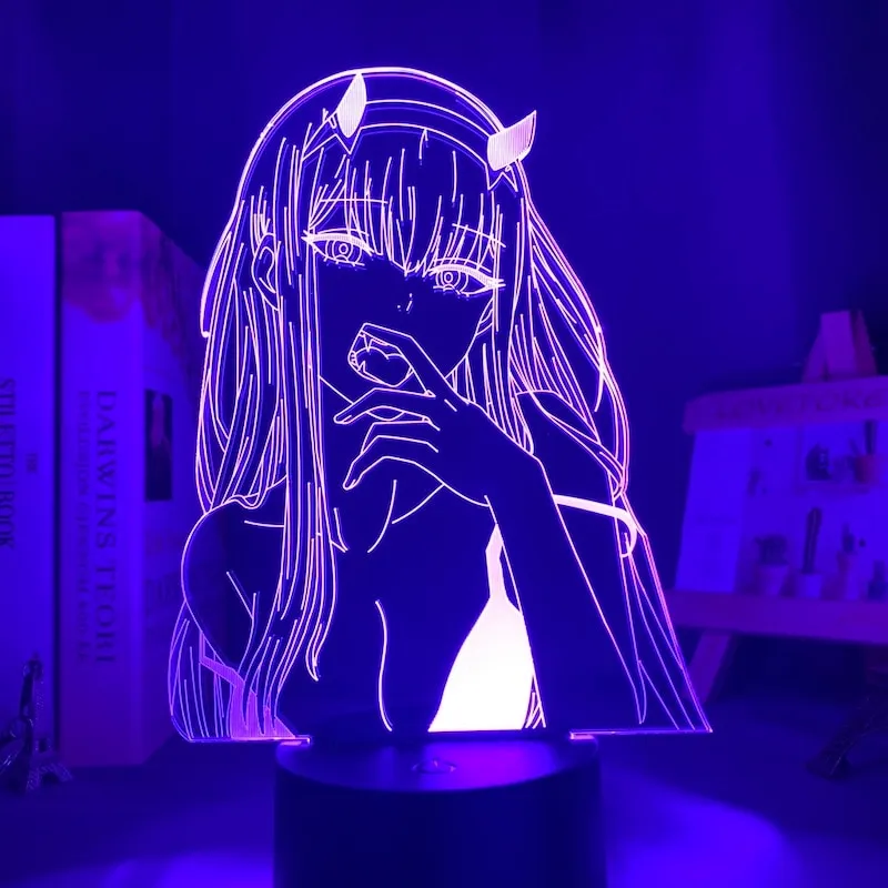 Zero Two Anime - (16 Color Change) LED Light Display