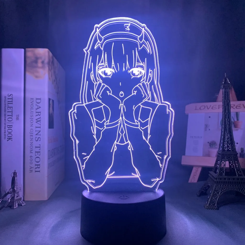 Zero Two Anime - (16 Color Change) LED Light Display