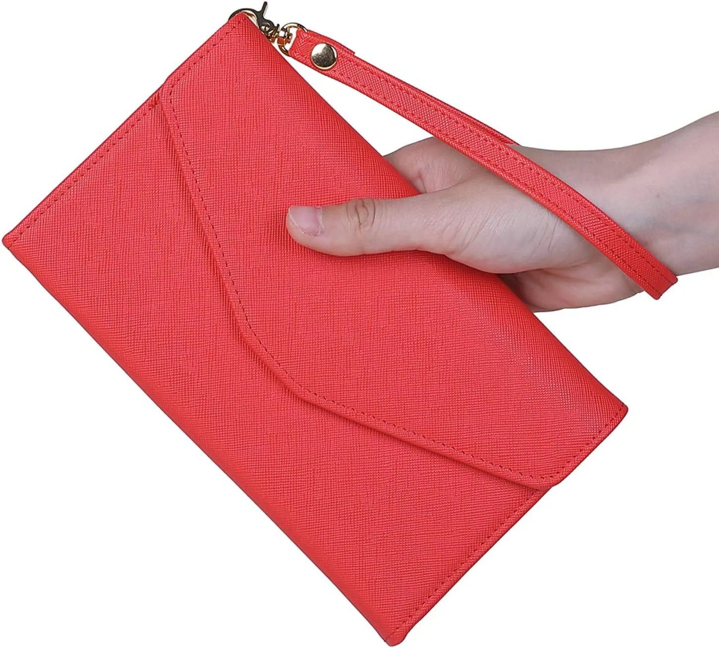 ZOPPEN Passport Holder Women Travel Wallet (Ver.5) for Women Rfid Blocking Passport Cover Case Document Organizer Wrist Strap