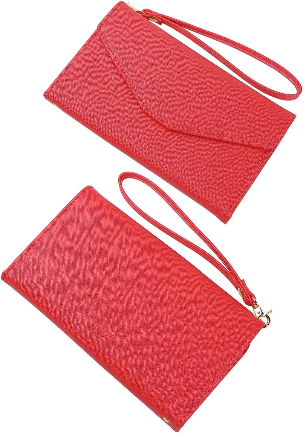 ZOPPEN Passport Holder Women Travel Wallet (Ver.5) for Women Rfid Blocking Passport Cover Case Document Organizer Wrist Strap